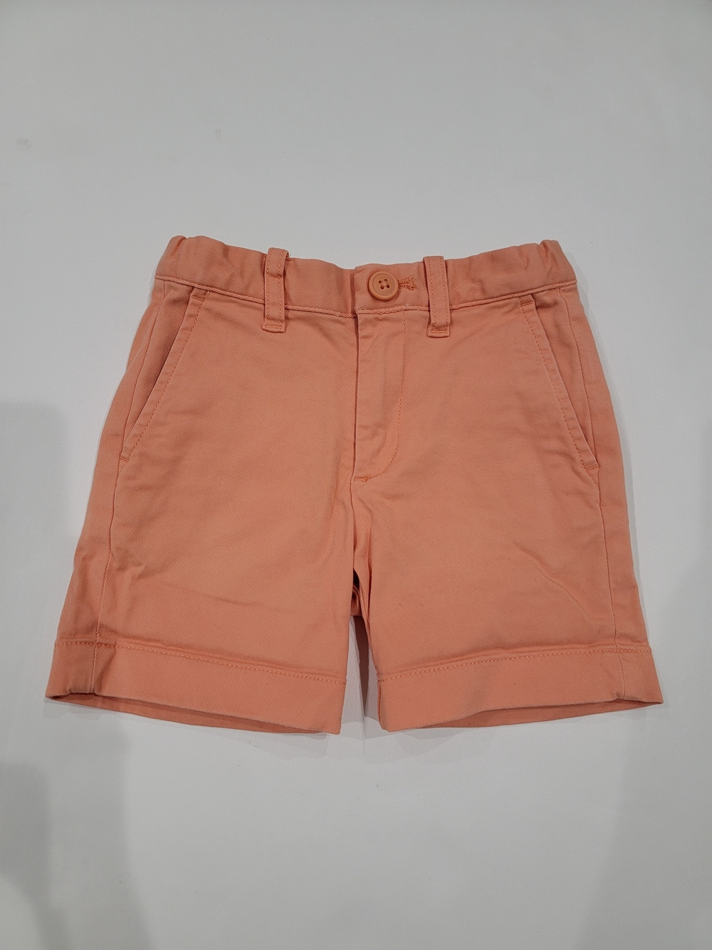 Crewcuts Coral Orange Boys Casual Shorts Sz 3Y